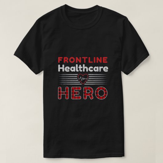 Frontline Hero Healthcare Worker T-shirt (Design voorkant)