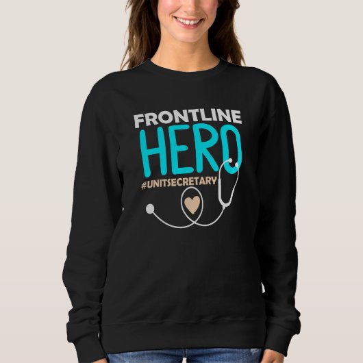 Frontline Hero Secretaris van de medische eenheid Trui (Voorkant)