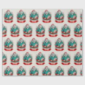 Frontline Holiday Hero Christmas Wrapping Paper Cadeaupapier (Vlak)