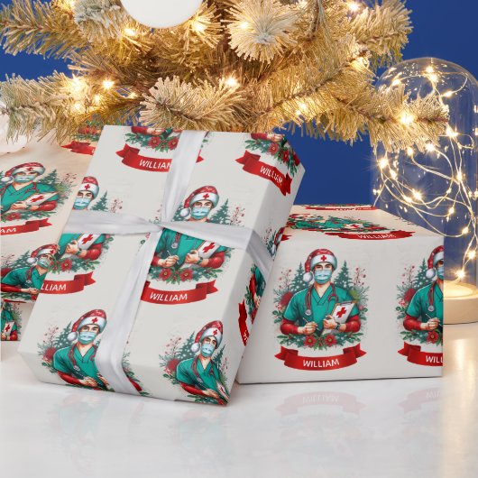 Frontline Holiday Hero Kerstcadeaupapier Cadeaupapier (Feestdagen)