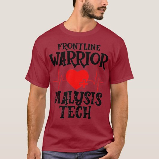 Frontline Warrior Dialyse Tech T-shirt (Voorkant)