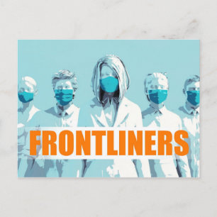 Frontliners Medisch Personeel voor Coronavirus Briefkaart