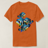 Frontosa Cichlid School Cichlids Aquarium Gift T-shirt (Design voorkant)