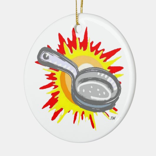 Frontpannen pan keramisch ornament (Links)