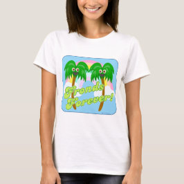 Fronts Forever Cute Cartoon Tree Slogan T-shirt