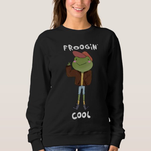 Froogin’ Cool: Mode-icoon van het moeras Trui (Voorkant)