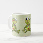 Frosch mit Punkten Koffiemok (Voorkant links)