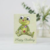 Frosch mit Punkten Postkarte Briefkaart (Staand voorkant)