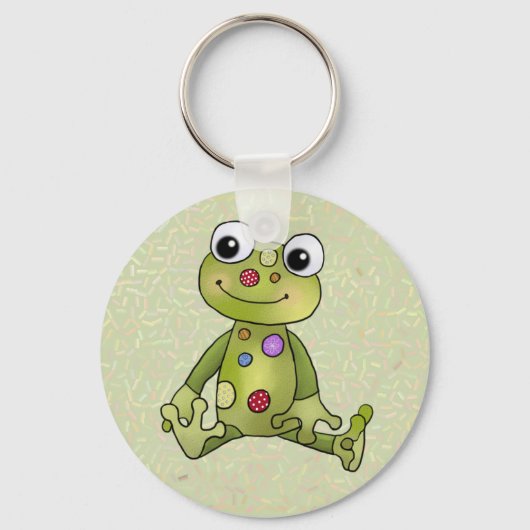 Frosch mit Punkten Sleutelhanger (Voorkant)