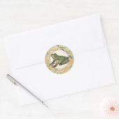 Frosch  ronde sticker (Envelop)