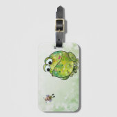 Frosch und Biene Bagagelabel (Voorkant (verticaal))