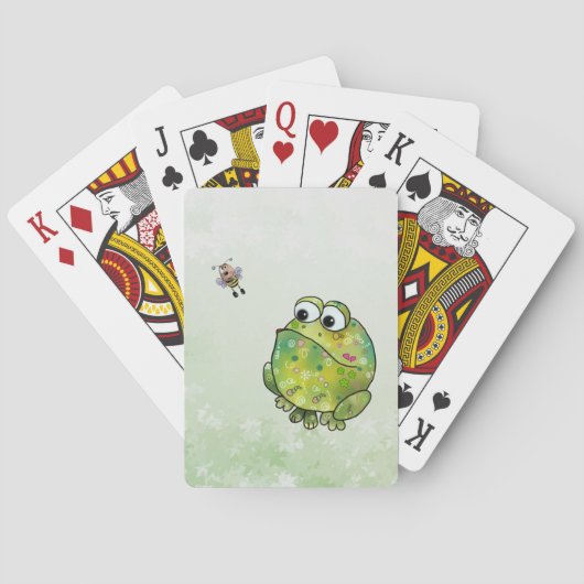 Frosch und Biene Pokerkaarten (Achterkant)