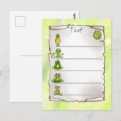 Frösche briefkaart (Voorkant / Achterkant)