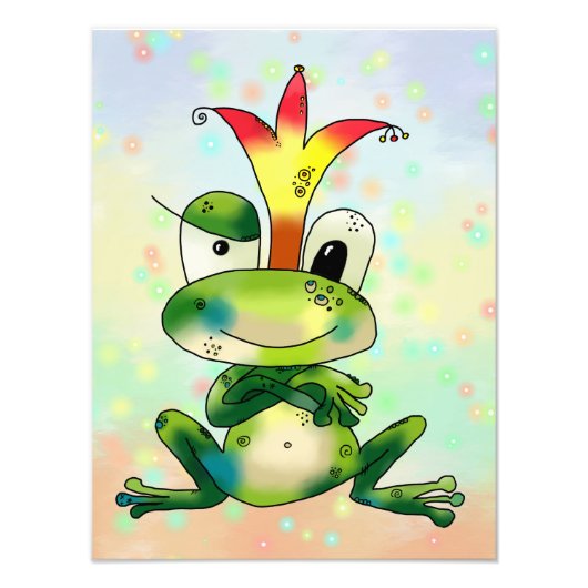 Froschkönig Foto Afdruk (Voorkant)