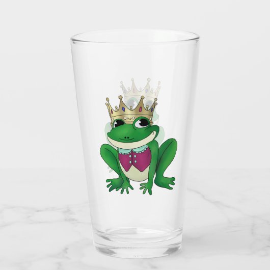 Froschkönig Glas (Achterkant)
