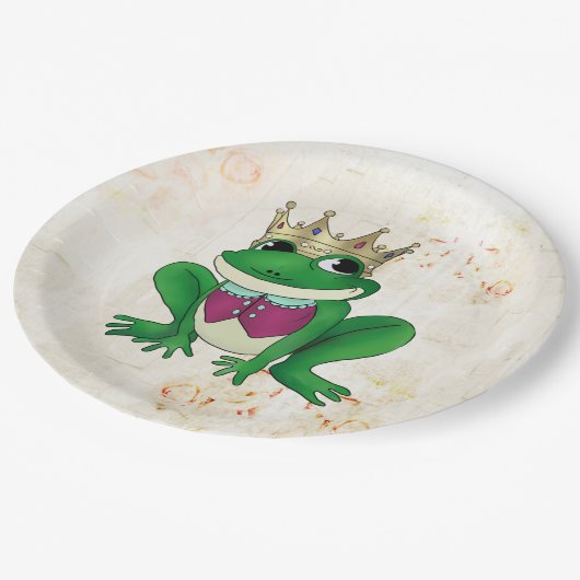 Froschkönig Papieren Bordje (Gekanteld)