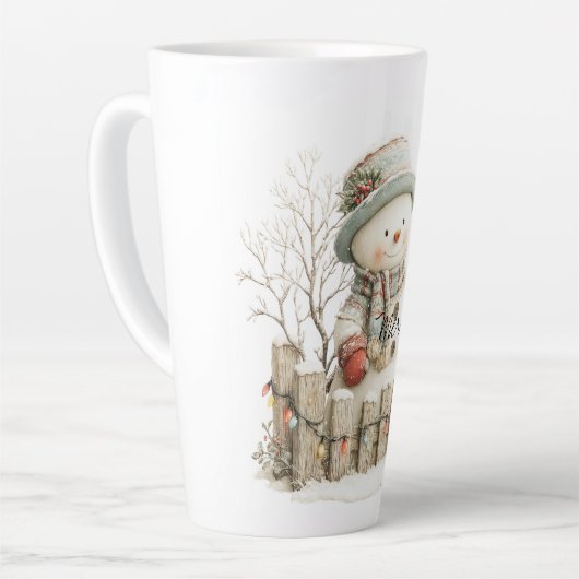 Frost and Friendship in a Holly-Touched Moment Latte Mok (Linkerhoek)