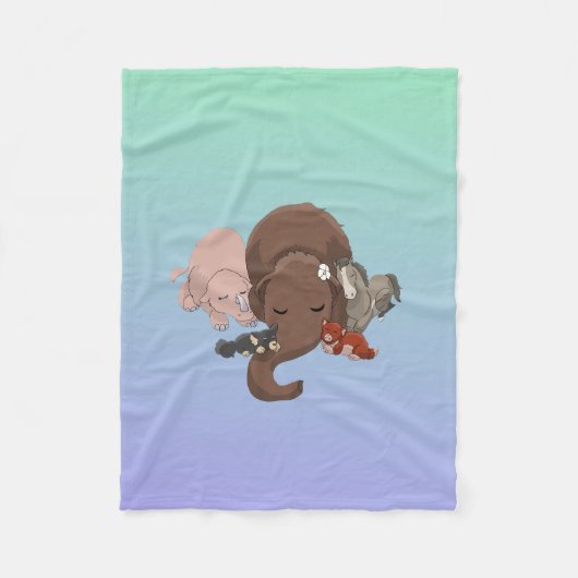 Frost Babies Fleece Deken voor kinderen en tieners (Voorkant)