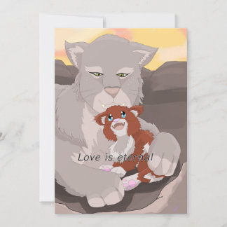 Frost Baby's Love Is Eternal Bedankkaart