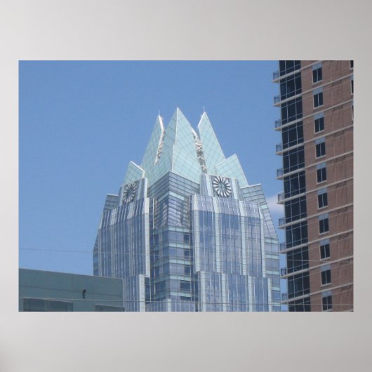 Frost Bank Building Austin, Texas Poster (Voorkant)