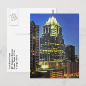 Frost Bank Tower, Austin, Texas, VS Briefkaart (Voorkant / Achterkant)