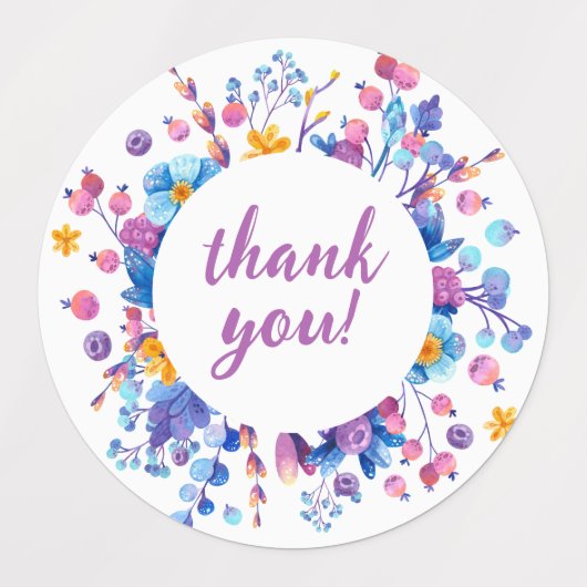 Frost Berry Winter Party Labels (Design 1)