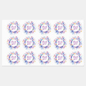 Frost Berry Winter Party Labels (Vel)