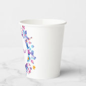 Frost Berry Winter Party Papieren Bekers (Links)