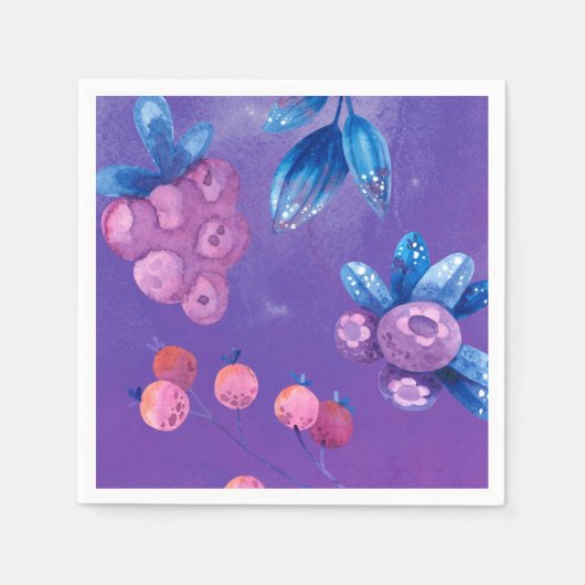 Frost Berry Winter Party Servet (Voorkant)