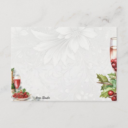 Frost Bite Basic Blank Recept Kaart (Achterkant)