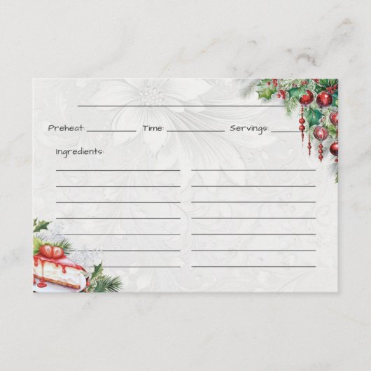 Frost Bite Basic Recept Kaart (Voorkant)