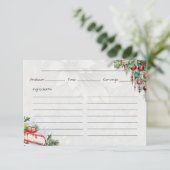 Frost Bite Basic Recept Kaart (Staand voorkant)