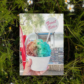 Frost Bite Seaside Florida 30A Waterverf Briefkaar Kaart