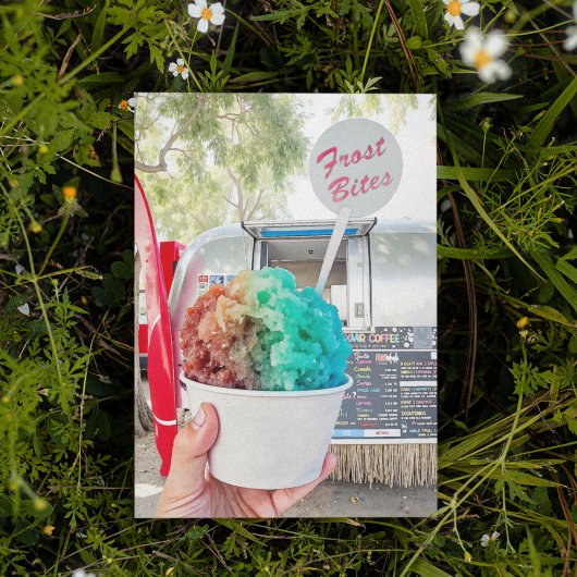 Frost Bite Seaside Florida 30A Waterverf Briefkaar Kaart