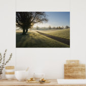 Frost-Covered Golf Course Poster (Keuken)