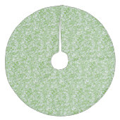 Frost Covered Grass Fleece Kerstboom Rok (Voorkant)