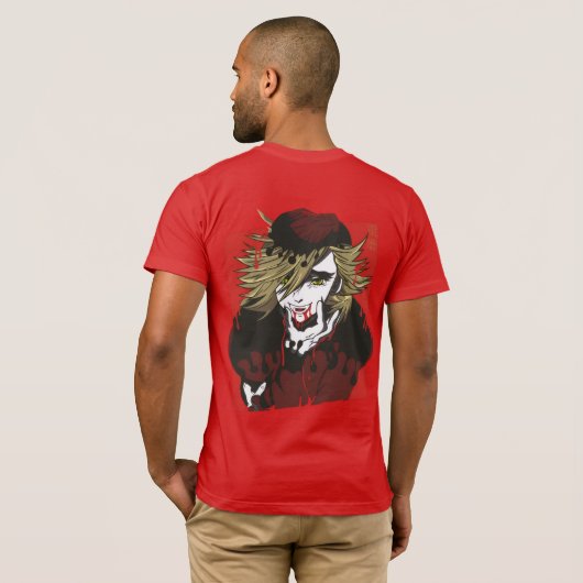 ❄️Frost Deity Warrior Tee – Twin Moons Edition❄️ T-shirt (Achterkant volledig)