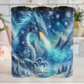 Frost Dragon Breathing Ice Storm Thermosbeker