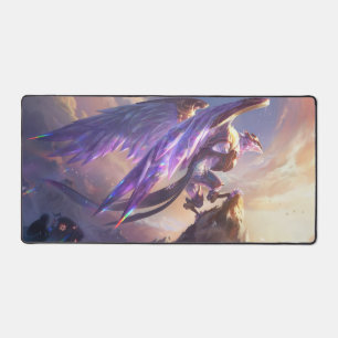 Frost Dragon Gaming Desk Mat Deskmat