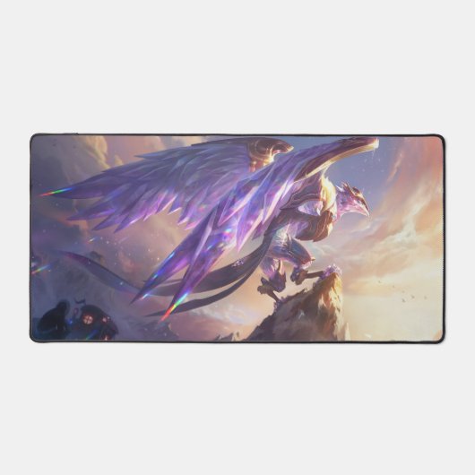 Frost Dragon Gaming Desk Mat  Deskmat (Voorkant)