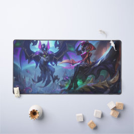 Frost Dragon Gaming Desk Mat  Deskmat