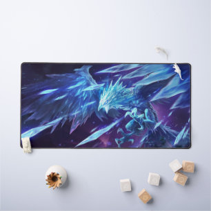 Frost Dragon Gaming Desk Mat Deskmat