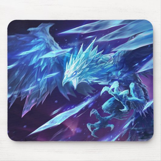 Frost Dragon Gaming Mousepad | Muismat (Voorkant)