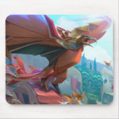 Frost Dragon Gaming Mousepad | Muismat (Voorkant)