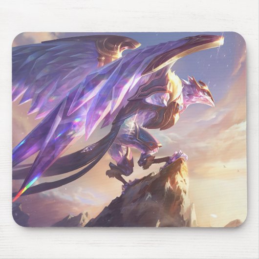 Frost Dragon Gaming Mousepad | Muismat (Voorkant)