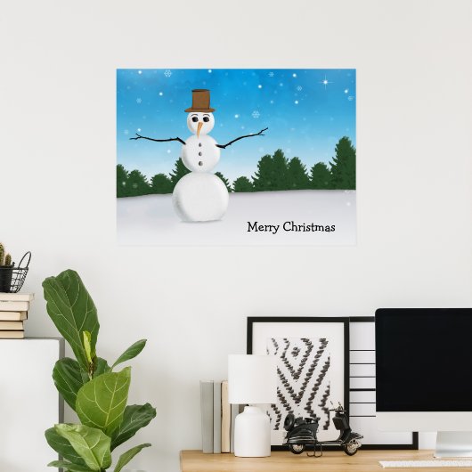 Frost E. Snowman Poster (Thuiskantoor)