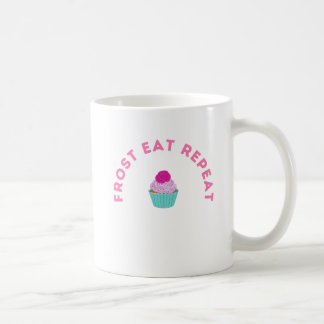 Frost Eat Repeat Cupcake Design Koffiemok