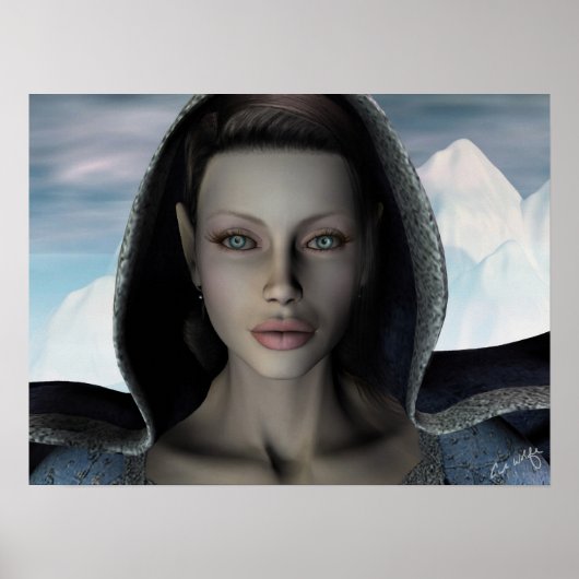"Frost Elf"-druk Poster (Voorkant)