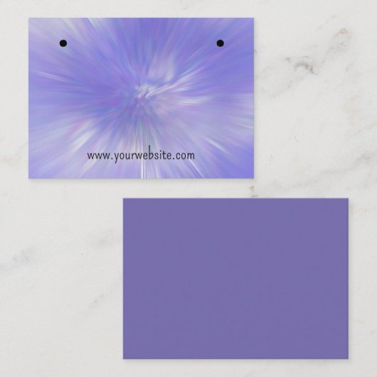 Frost Explosion Oorbel Display Kaart Visitekaartje (Voorkant / Achterkant)