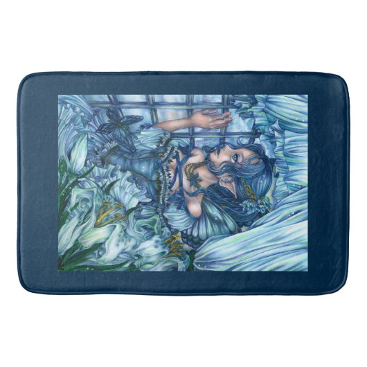 Frost Fairy Meisje's Uitzicht van een Sapphire Win Badmat (Voorkant)